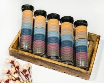 Soft Grip Rubber Bands – Neutral Color Set