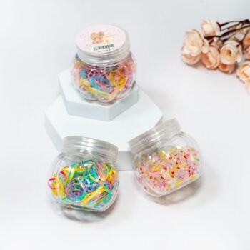 Tiny Ties- Colorful Elastic Jar
