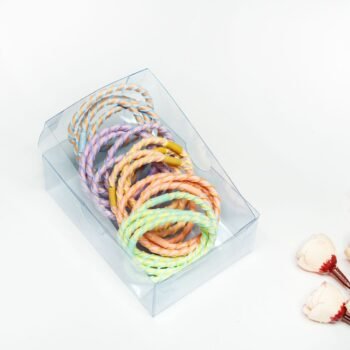 Pastel Twist Hair Bands - Pack of 10 (2 Each Color)