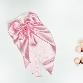 Rhinestone Glam Satin Bow